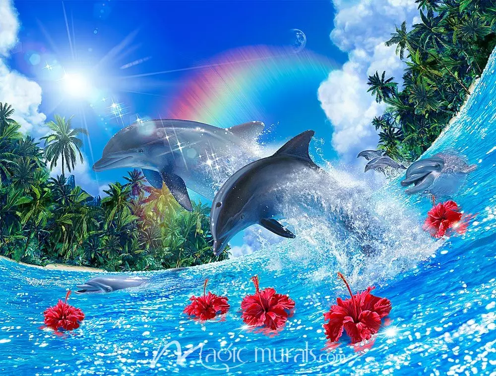 Detail Dolphins Background Images Nomer 47