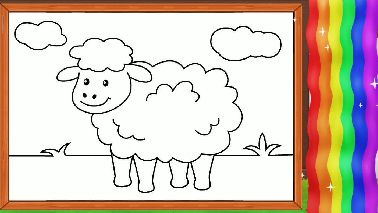 Detail Domba Kartun Anak Nomer 12