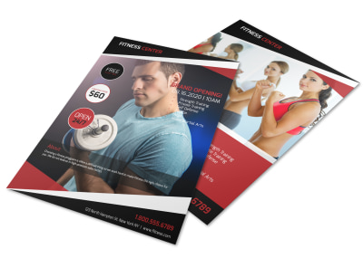 Detail Fitnessstudio Flyer Nomer 11