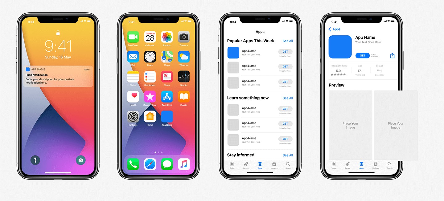 Detail Mockup Push Notification Iphone Nomer 12
