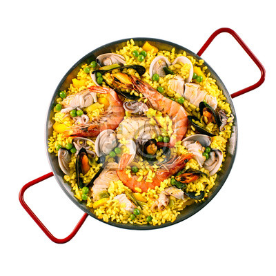 Paella Mit Muscheln Und Garnelen - KibrisPDR