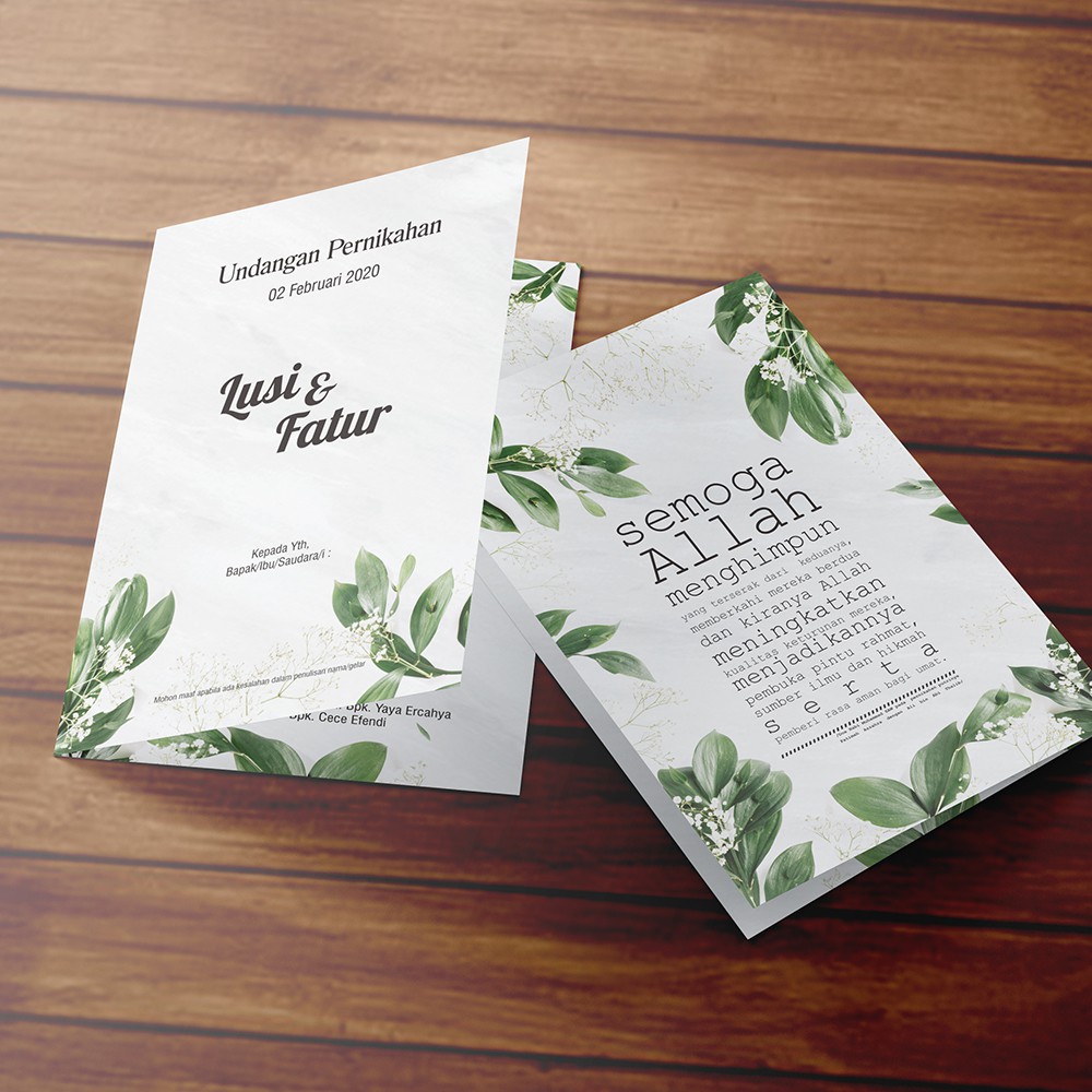 Detail Undangan Pernikahan Sederhana Nomer 28