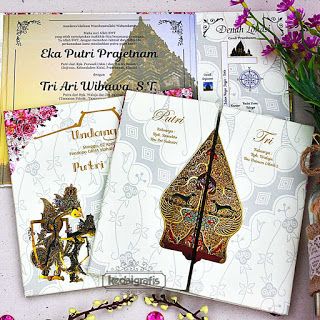 Detail Undangan Pernikahan Wayang Nomer 23