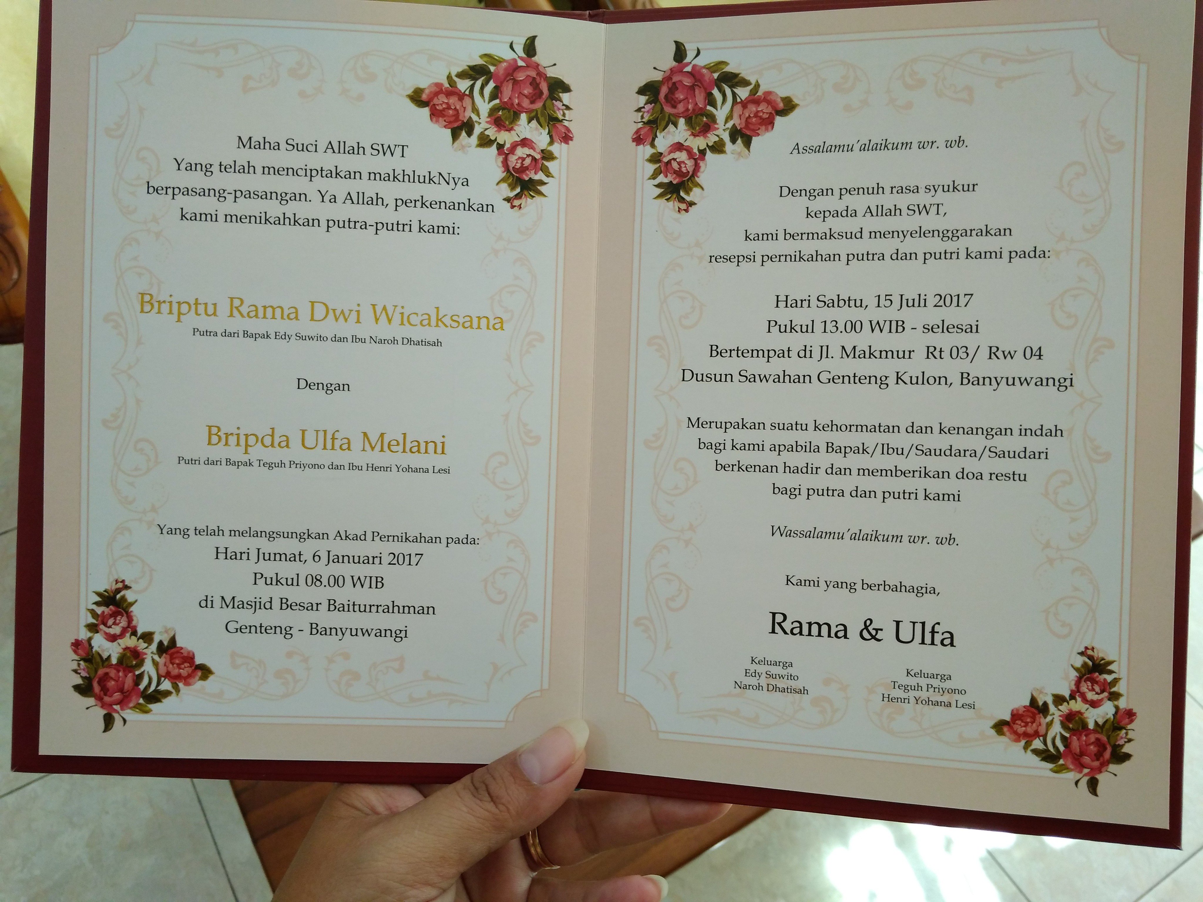 Detail Undangan Pernikahan Yogyakarta Nomer 3