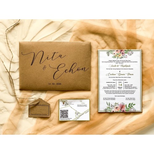 Detail Undangan Rustic Simple Nomer 24