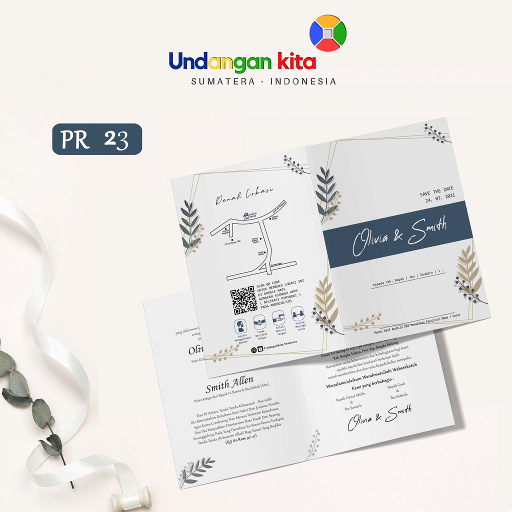 Detail Undangan Rustic Simple Nomer 30