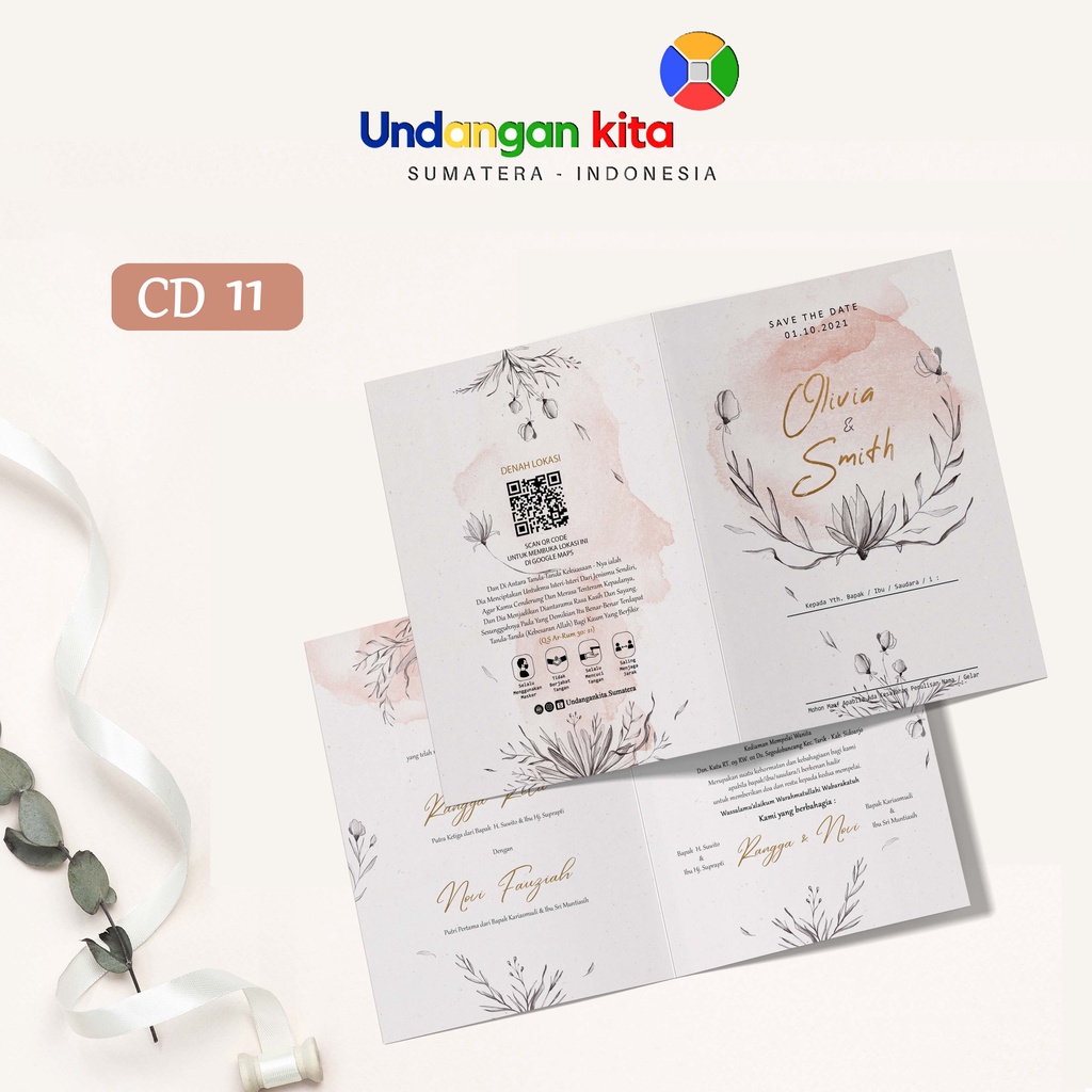 Detail Undangan Rustic Simple Nomer 39