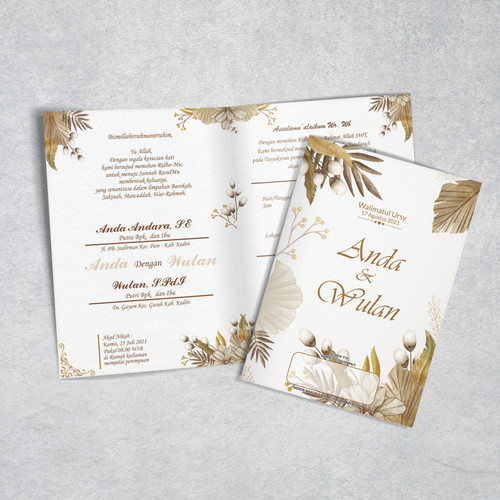 Detail Undangan Rustic Simple Nomer 42