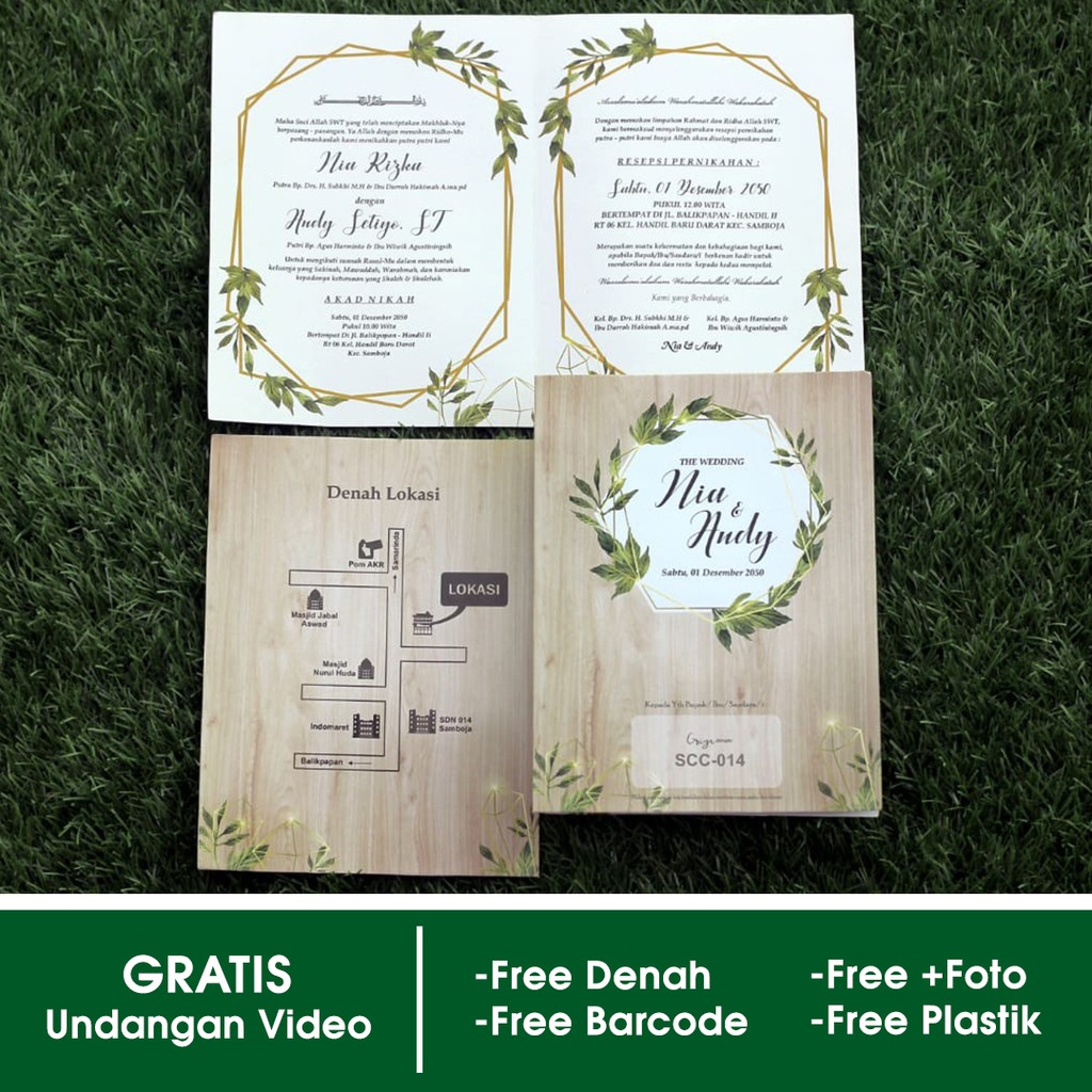 Detail Undangan Rustic Simple Nomer 43