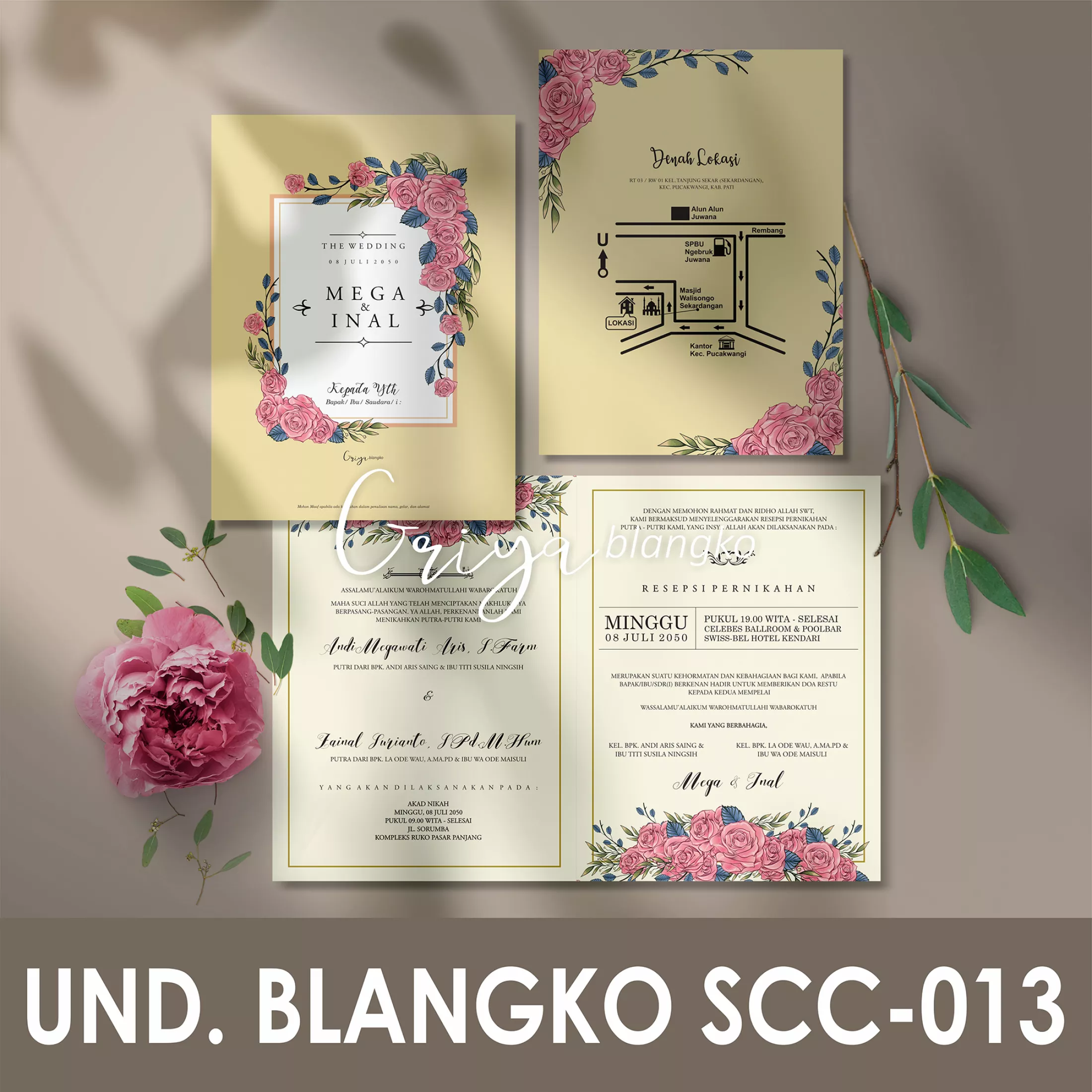 Detail Undangan Rustic Simple Nomer 54