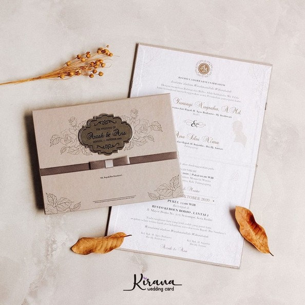 Detail Undangan Rustic Simple Nomer 7