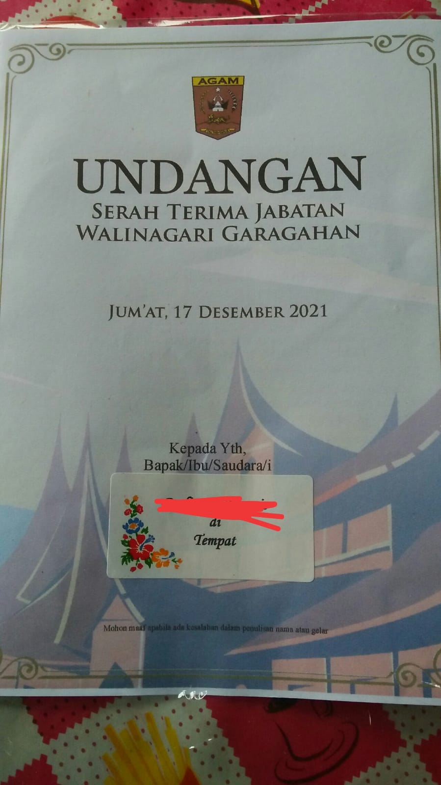 Detail Undangan Serah Terima Jabatan Nomer 16