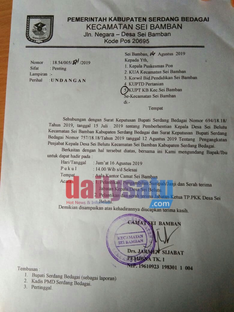 Detail Undangan Serah Terima Jabatan Nomer 6