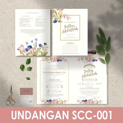 Detail Undangan Soft Cover Nomer 7