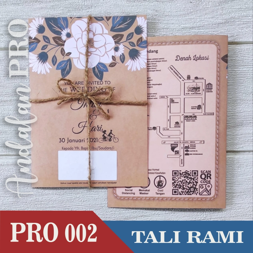 Detail Undangan Tali Rami Nomer 26