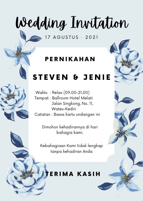 Detail Undangan Tidak Resmi Nomer 49