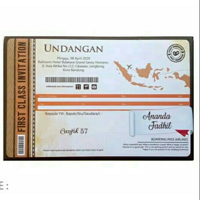 Detail Undangan Tiket Pesawat Nomer 6