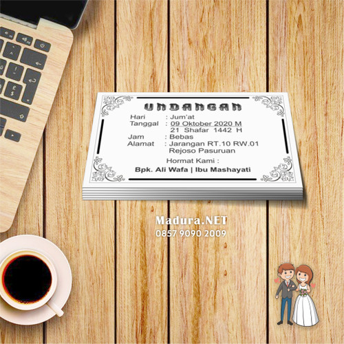 Detail Undangan Tonjokan Nikah Nomer 20