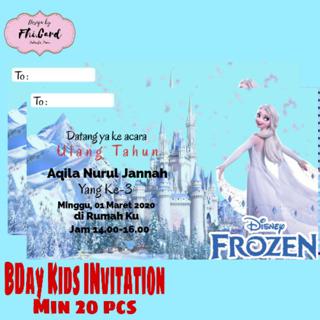 Detail Undangan Ulang Tahun Anak Perempuan Frozen Nomer 30