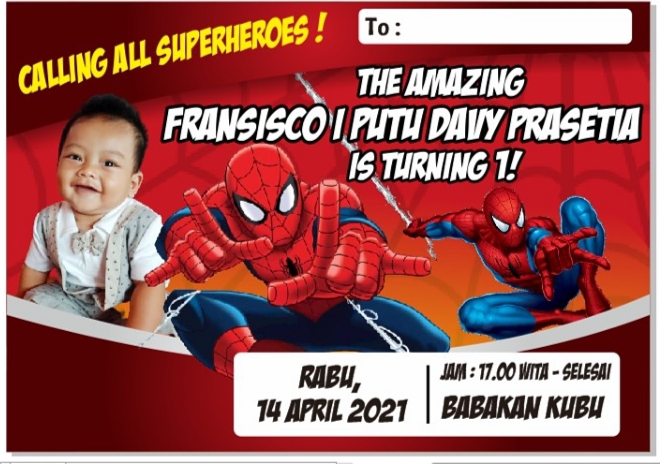 Detail Undangan Ulang Tahun Spiderman Nomer 27