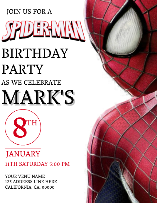 Detail Undangan Ulang Tahun Spiderman Koleksi Nomer 29