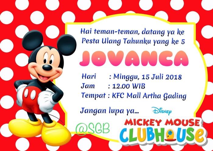 Undangan Ulang Tahun Termasuk Jenis Undangan - 57+ Koleksi Gambar