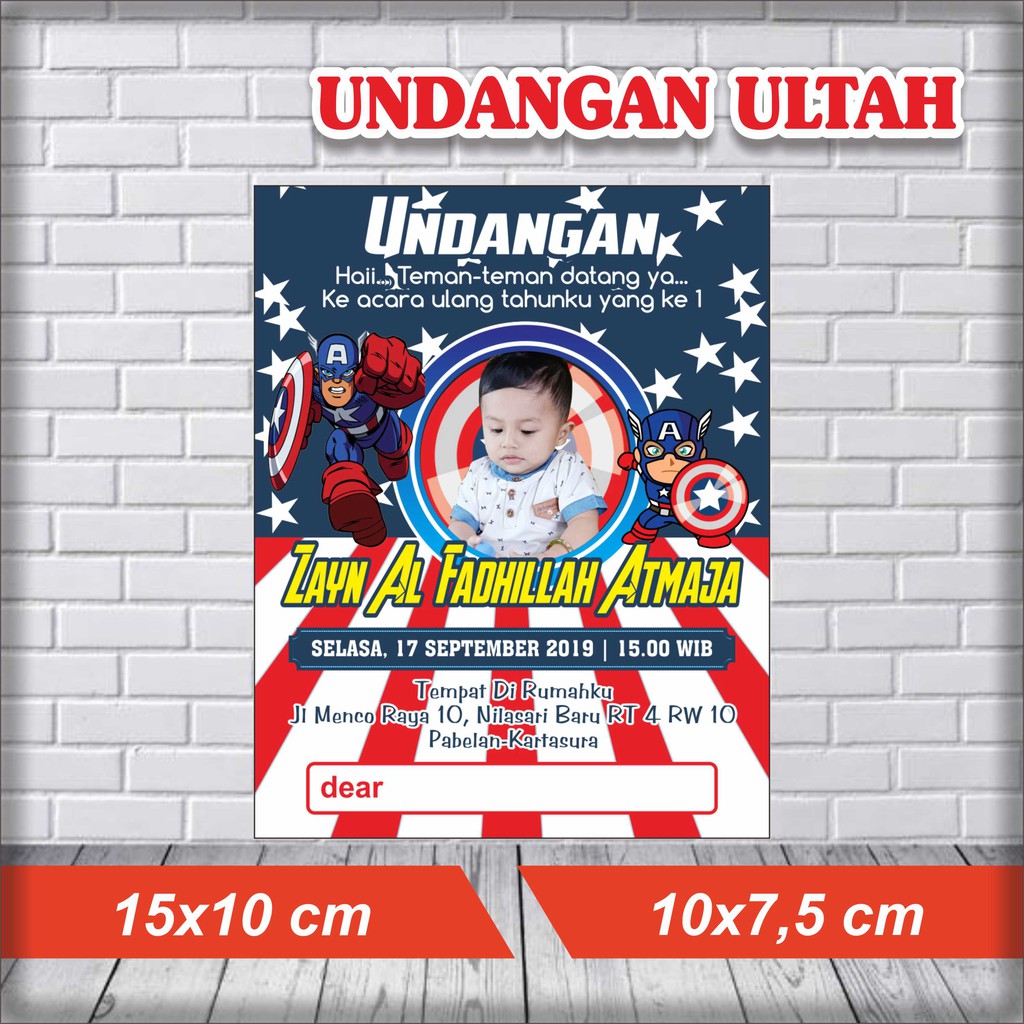 Detail Undangan Ultah Nomer 23