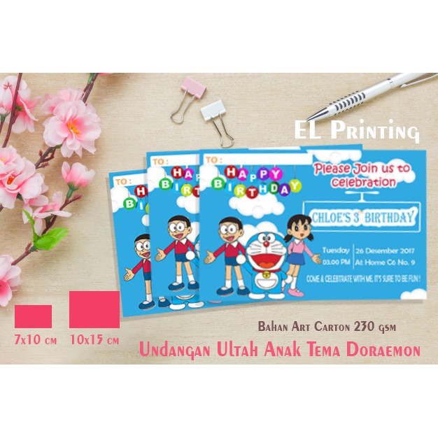 Detail Undangan Ultah Gambar Doraemon Nomer 44