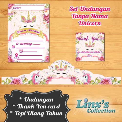 Detail Undangan Ultah Unicorn Nomer 33