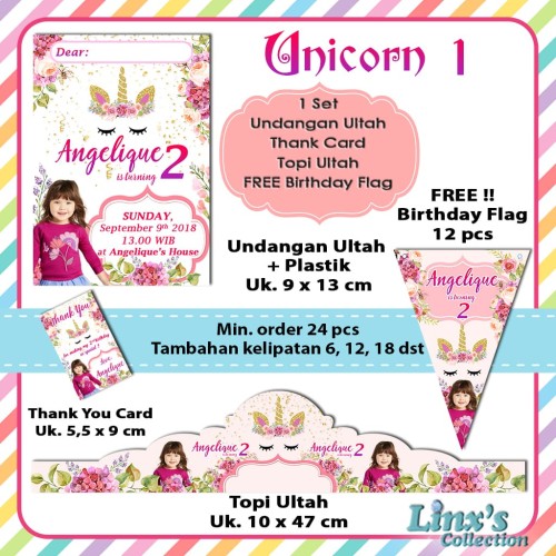 Detail Undangan Ultah Unicorn Nomer 57