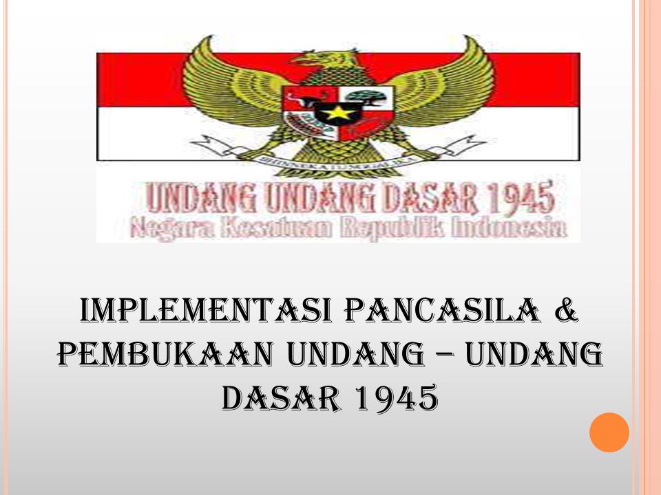 Detail Undangan Undangan Dasar 1945 Nomer 51