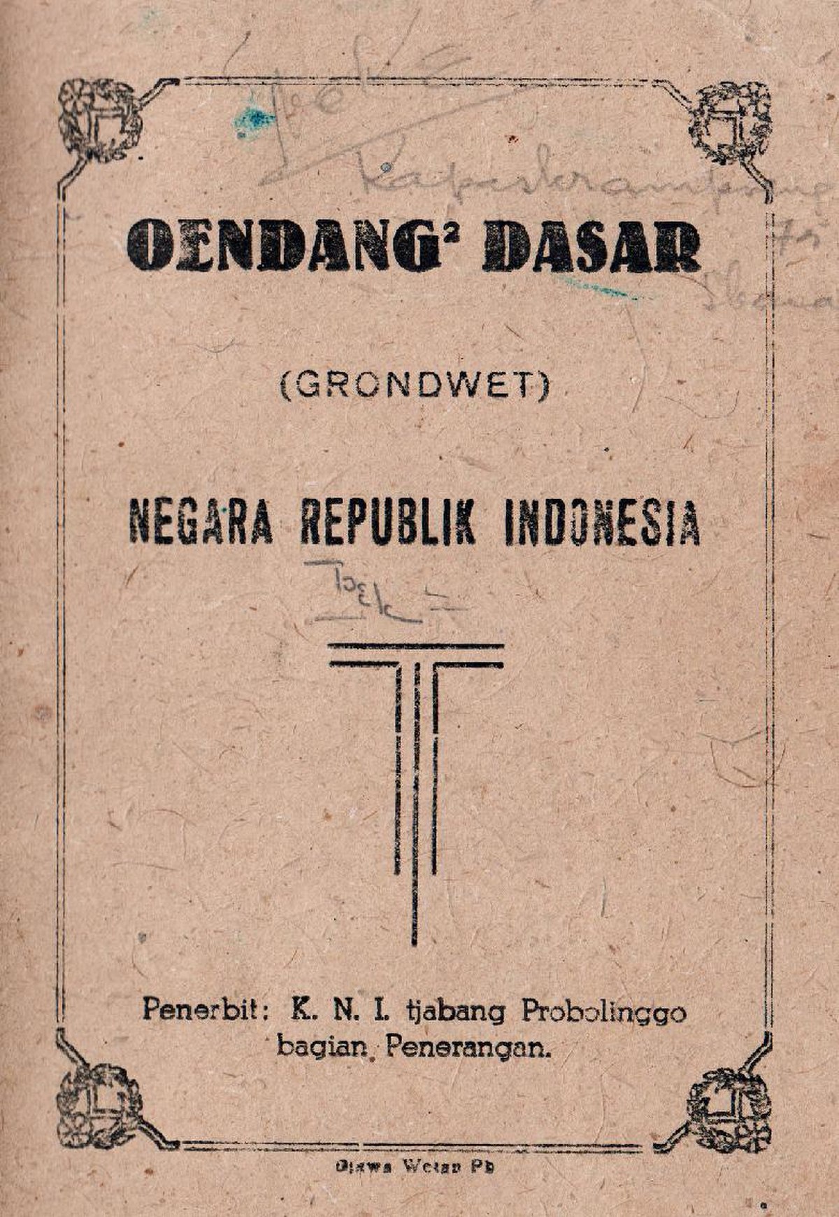 Detail Undangan Undangan Dasar 1945 Nomer 9