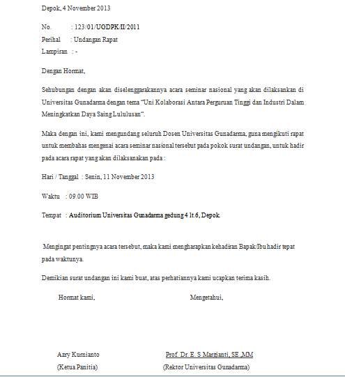 Detail Undangan Via Email Nomer 2