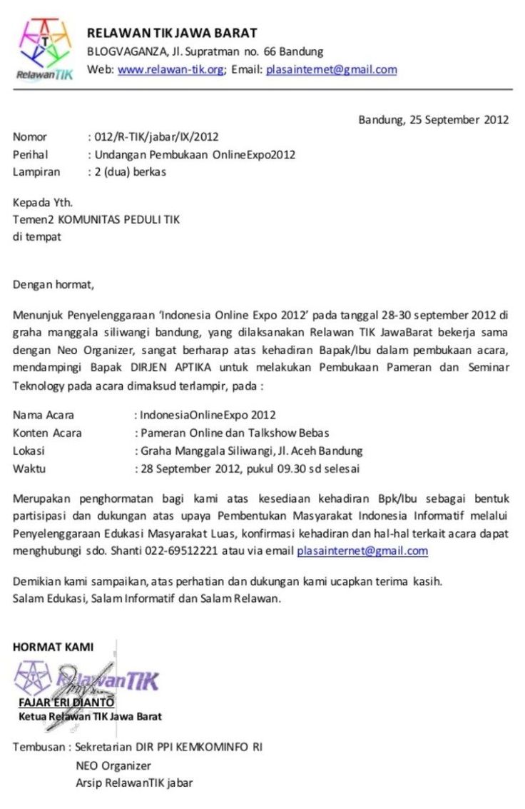 Detail Undangan Via Email Nomer 9