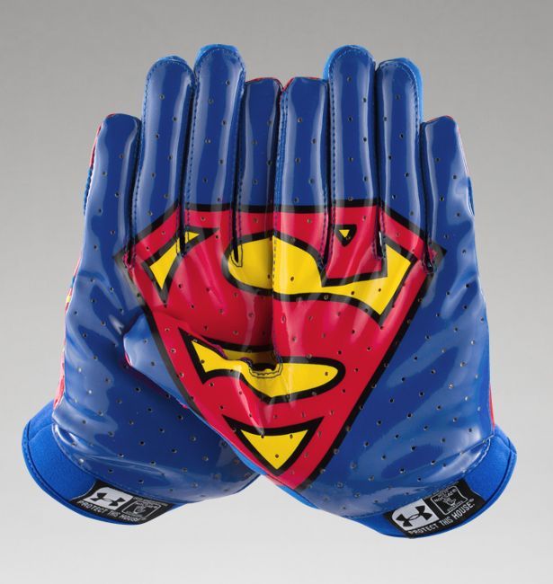 Detail Under Armour Batman Football Gloves Nomer 42