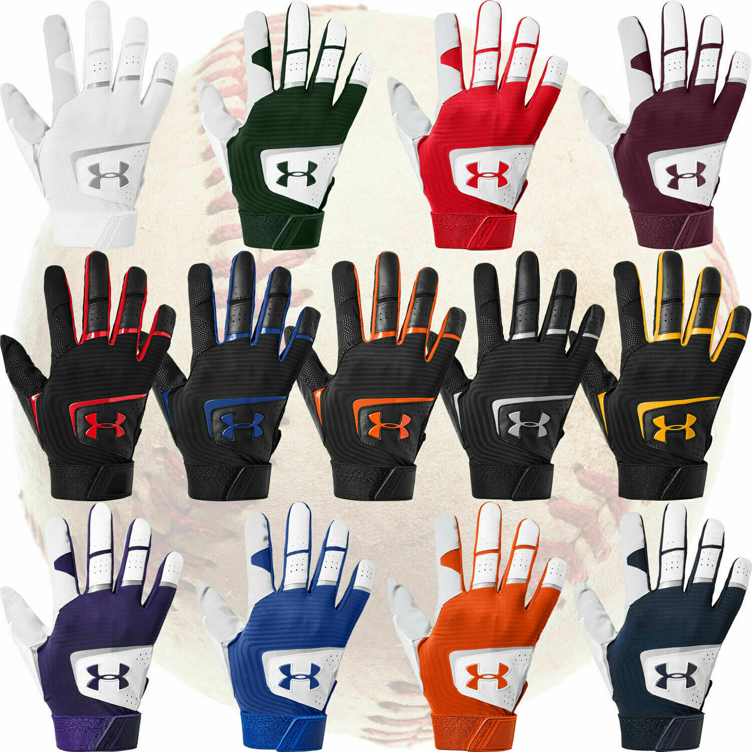 Detail Under Armour Cage Iv Batting Gloves Nomer 50