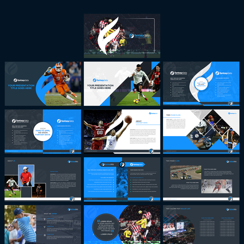 Detail Under Armour Powerpoint Template Nomer 21