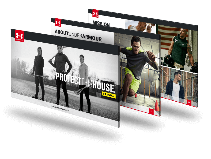 Detail Under Armour Powerpoint Template Nomer 53