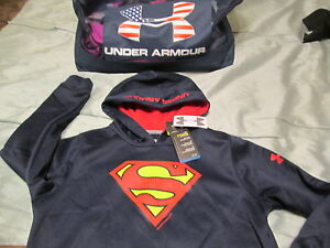 Detail Under Armour Superman Hoodie Nomer 5