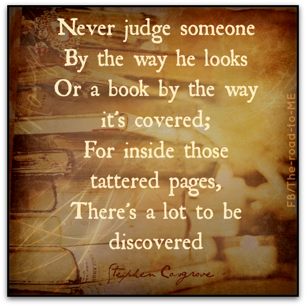 Detail Don T Judge A Book By Its Cover Similar Quotes Nomer 38