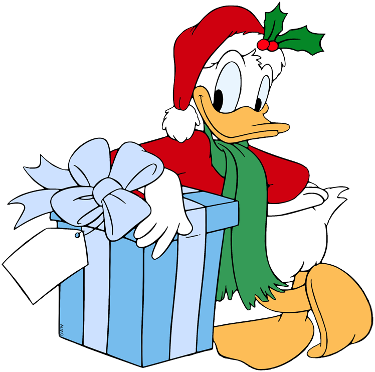 Donald Duck Christmas Clipart - KibrisPDR