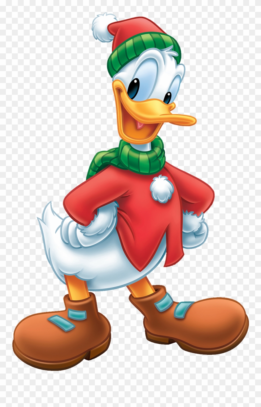 Detail Donald Duck Christmas Clipart Nomer 11