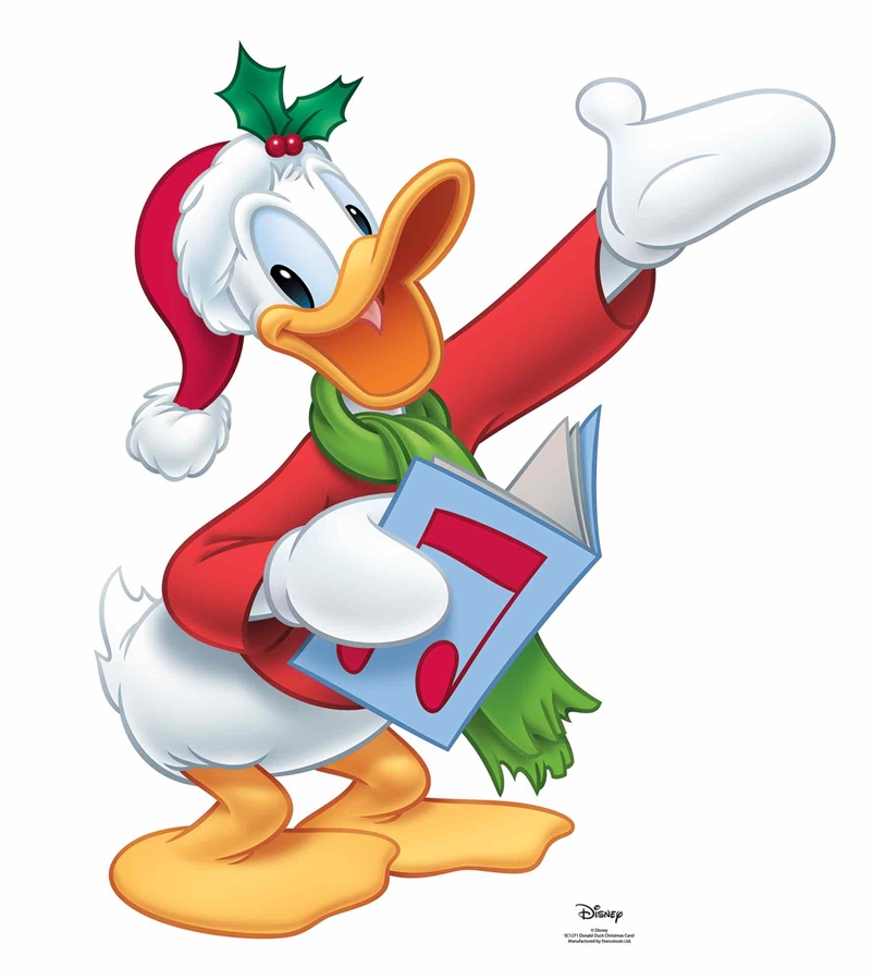 Download Donald Duck Christmas Clipart Nomer 16