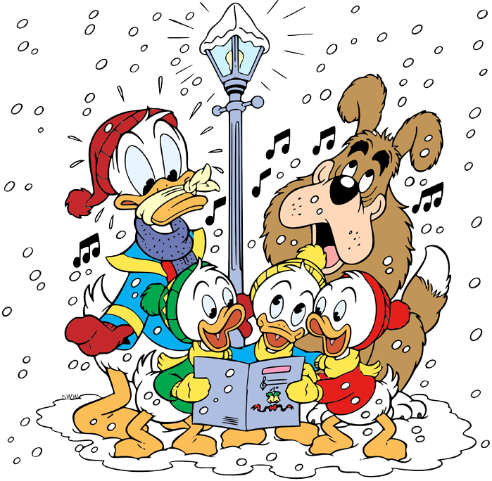 Detail Donald Duck Christmas Clipart Nomer 17