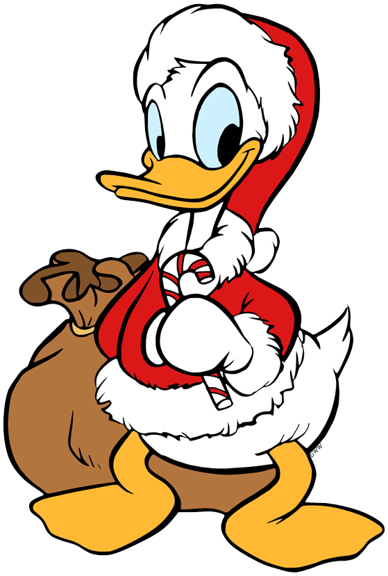 Detail Donald Duck Christmas Clipart Nomer 19