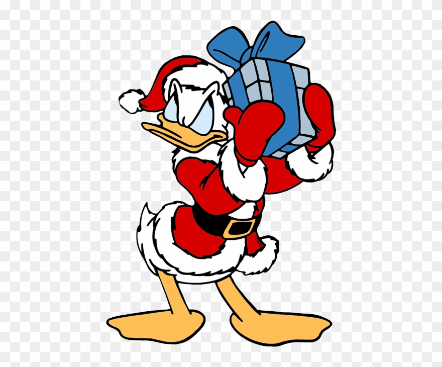 Download Donald Duck Christmas Clipart Nomer 3