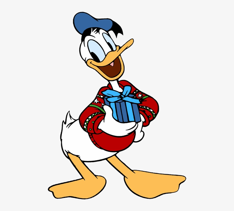 Detail Donald Duck Christmas Clipart Nomer 29