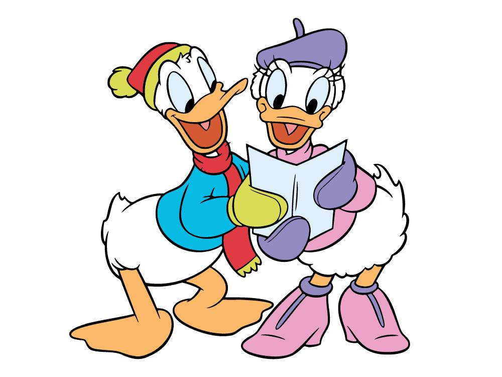 Download Donald Duck Christmas Clipart Nomer 32