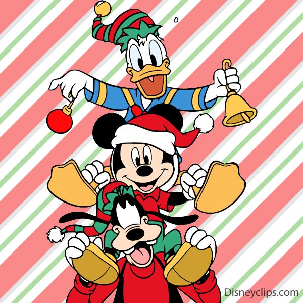 Detail Donald Duck Christmas Clipart Nomer 34