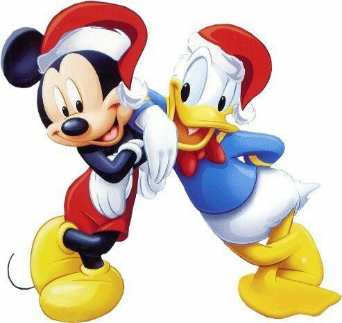 Detail Donald Duck Christmas Clipart Nomer 45